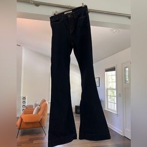 J Brand ultra dark wash Bianca Flared Jean